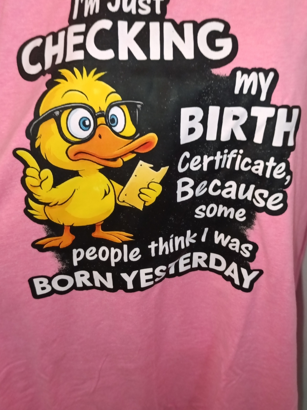Checking My Birth Certificate Shirt New 3XL